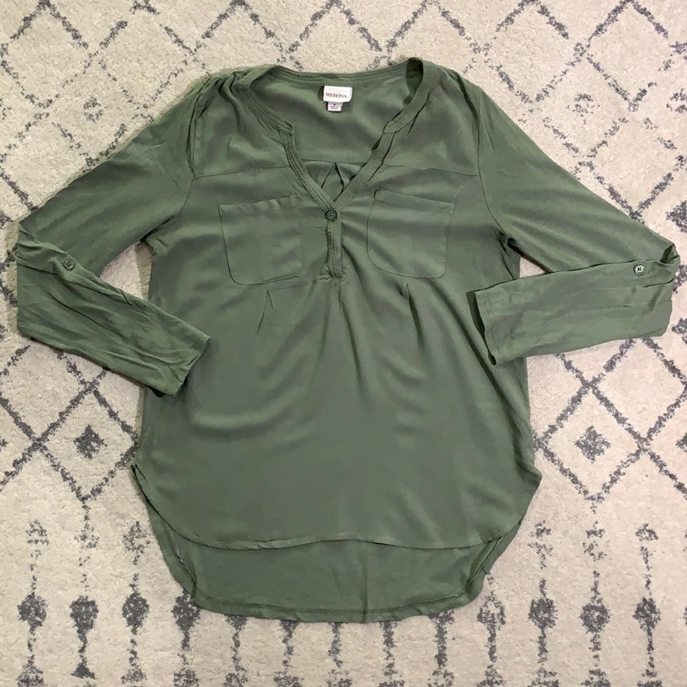 3/$20 Merona Top | S | Army Green | UC